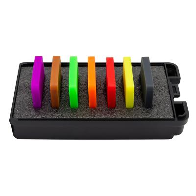 Testblock sats 7 st. Shore A